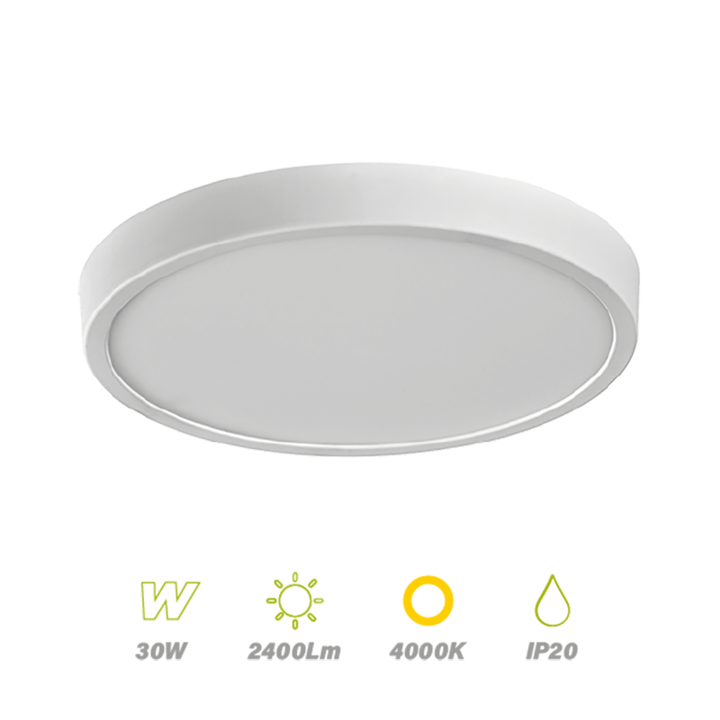 Plafón Led Superficie 30w 4000K