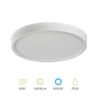 Plafón Led Ø 30 aro Blanco 30w Luz Fría