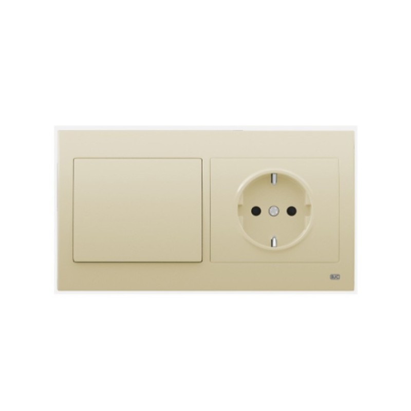 Marco-2-elementos-horizontal-serie-IRIS-color-beige-marfil-BJC-18002-A-electricoled