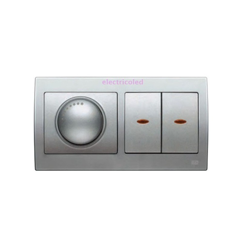 Marco-2-elementos-horizontal-serie-IRIS-color-aluminio-mercurio-BJC-18002-MA-electricoled