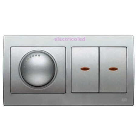 Marco-2-elementos-horizontal-serie-IRIS-color-aluminio-mercurio-BJC-18002-MA-electricoled