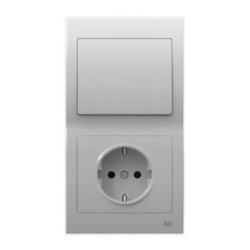 Marco-2-elementos-vertical-serie-IRIS-color-aluminio-mercurio-BJC-18102-MA-electricoled