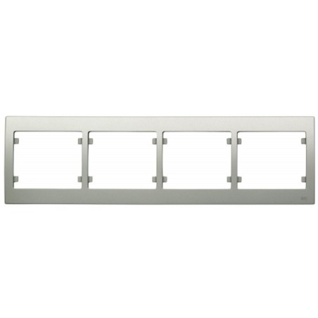 Marco-4-elementos-horizontal-IRIS-BJC-18004-MA-Aluminio-Mercurio-electricoled