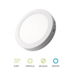 Plafón led superficie 24w 6000K LightED 67619
