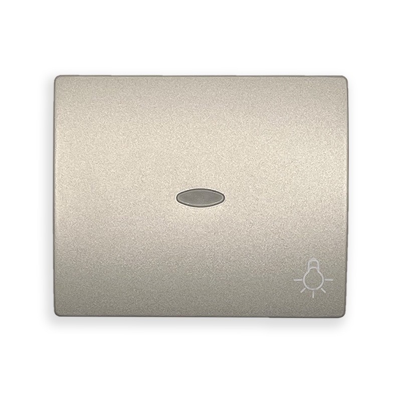 Tecla Bombilla con Visor Aluminio BJC Iris