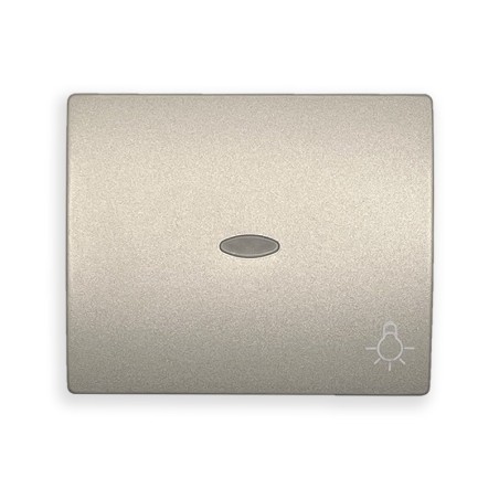 Tecla Bombilla con Visor Aluminio BJC Iris