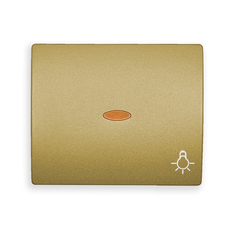 Tecla Bombilla con Visor Dorado BJC Iris