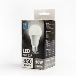 Estandar E27 10w 850lm LUZ FRÍA