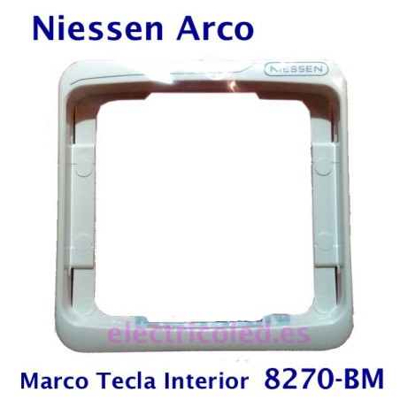 Marco Tecla Intermedia Arco Color Niessen 8270 MARFIL