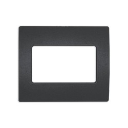 Tapa Toma Teléfono y RJ45 Negro Antracita BJC Iris