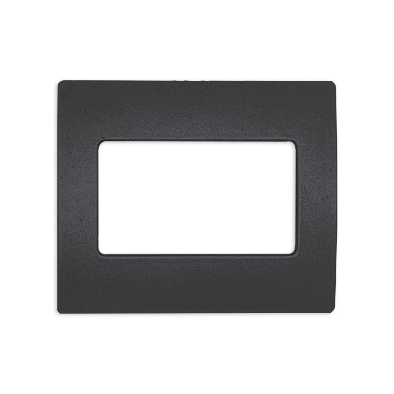 Tapa Toma Teléfono y RJ45 Negro Antracita BJC Iris