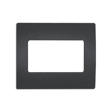 Tapa Toma Teléfono y RJ45 Negro Antracita BJC Iris