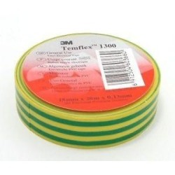 Cinta aislante Amarrillo Verde 20mts 3M