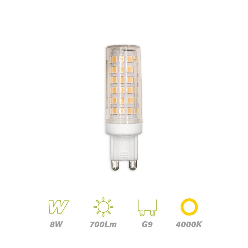 Bombilla Led G9 8w 700lm 4000K