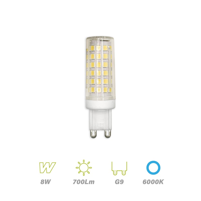 Bombilla Led G9 8w 700lm 6000K