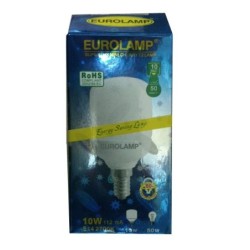 Bombilla Bajo Consumo 10w E14 2700K