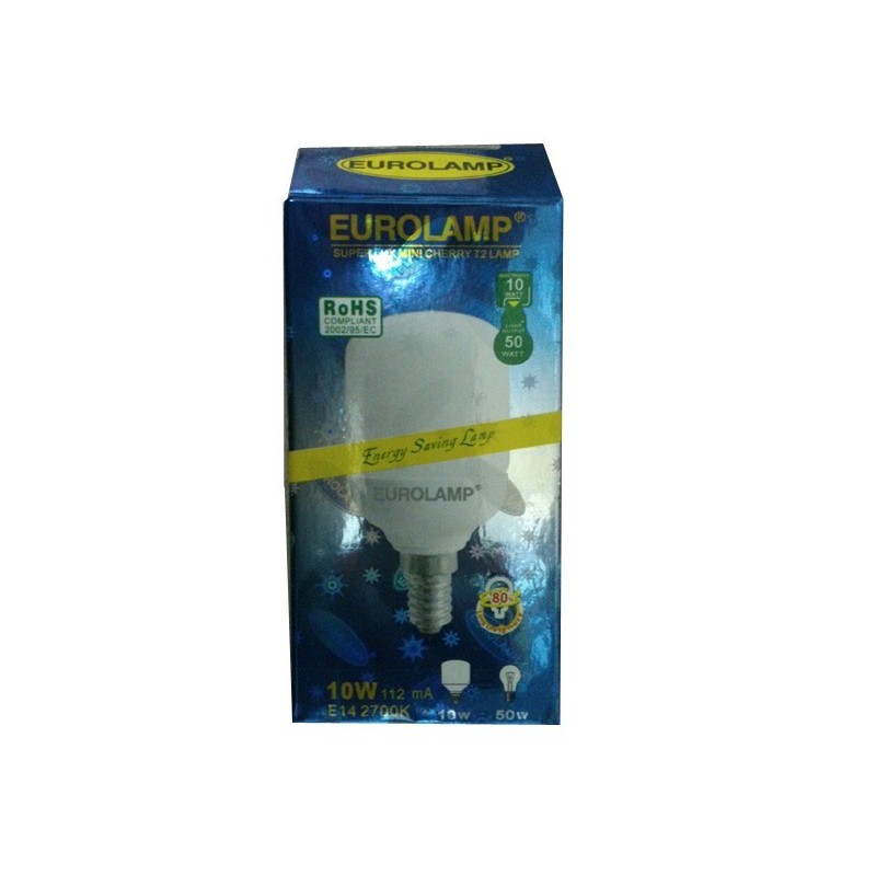Bombilla Bajo Consumo 10w E14 2700K