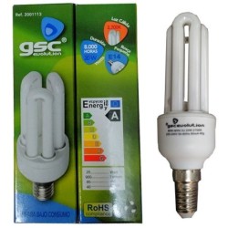 Bombilla Bajo Consumo 20w E14 LUZ CÁLIDA