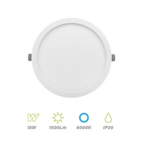 Plafón-Superficie-Led-LightED-MONET-18w-6000K