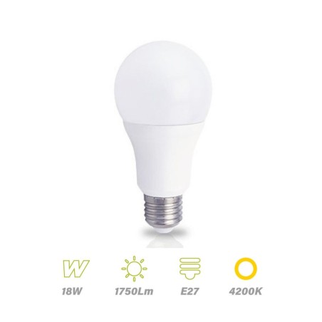 Standard LED 18w E27 1750Lm 4200K