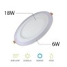Downlight LED 18W con marco luminoso 6000K LightED 67138