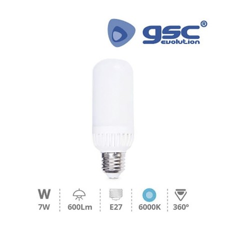 Bombilla Corn Light LED 7W Cerámica Luz Fría