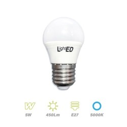 Bombilla LED E27 5w 5000K