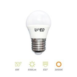 Bombilla LED E27 6w 3000K