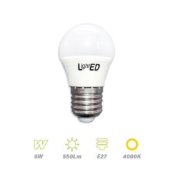 Bombilla Led E27 6w 4000K