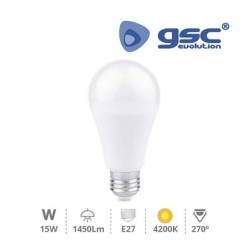Bombilla LED E27 15w 4200K GSC