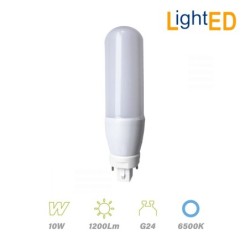 Tubular CORN G24 10w 6500K