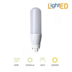 Bombilla LED PLC G24 10w 4000K