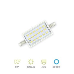 Bombilla LED R7S 6w 78mm 6000K