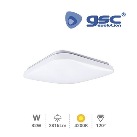 Plafon LED Cuadrado level square 32w 4200K