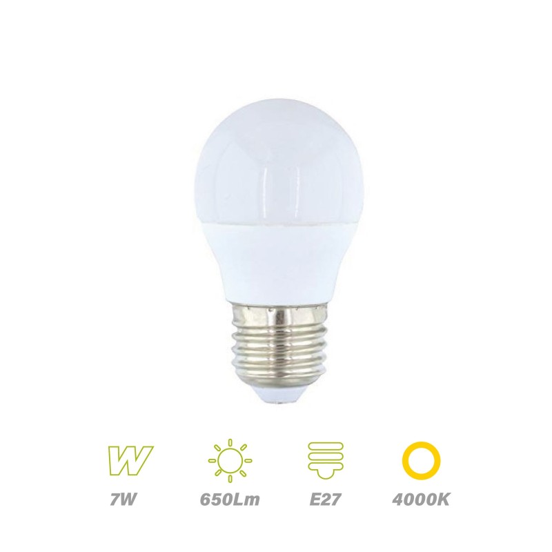 Bombilla LED E27 7w 4000K