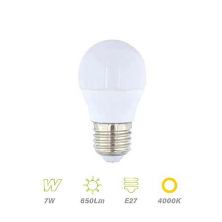 Bombilla LED E27 7w 4000K