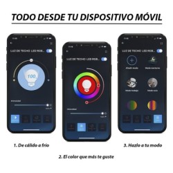Plafón LED SMART RGB + CCT 18W 2