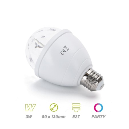 Bombilla LED E27 3w PARTY LIGHT