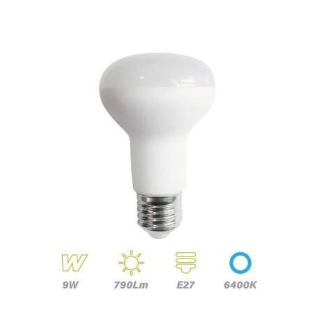 Bombilla LED Reflectora R63 8w 790lm 6400K