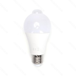 BombillaLed E27 12w Luz Cálida con sensor de movimiento
