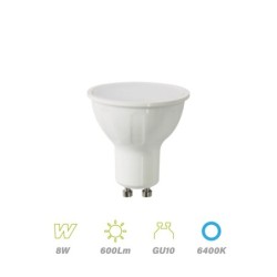 Bombilla LED GU10 8w 6400K