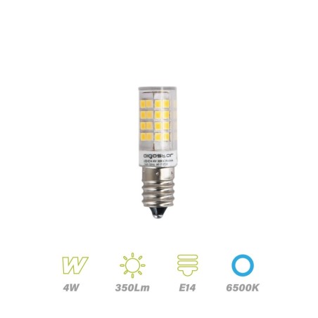 Bombilla Tubular LED E14 4w 350Lm