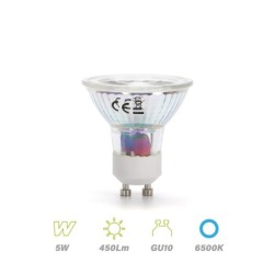 Bombilla LED Dicroica Gu10 5W 6500K