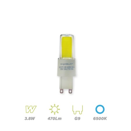 Led G9 COB 3.8w Luz Fría NO FLICKER