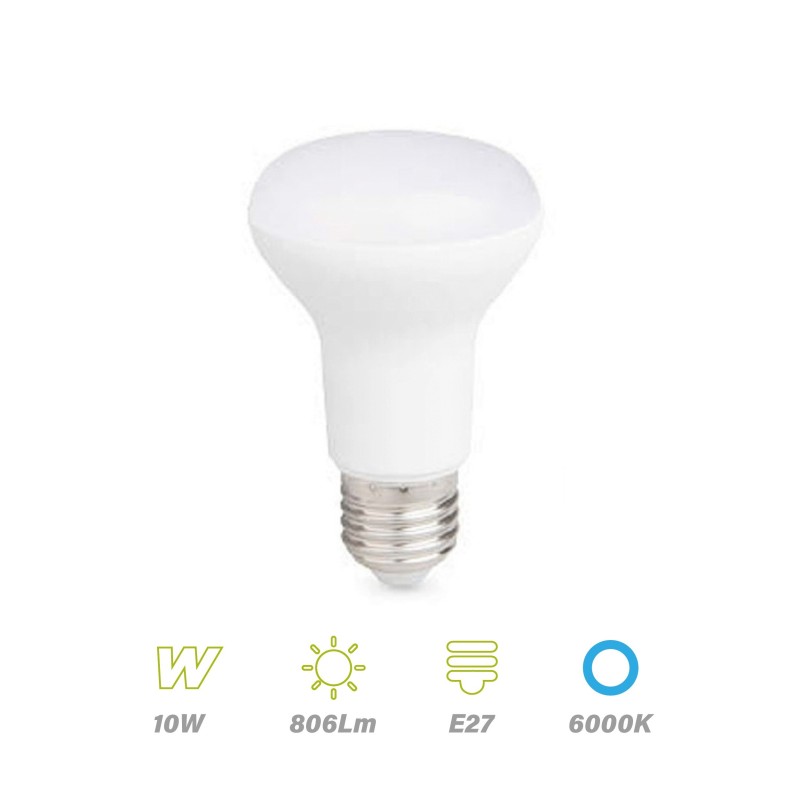 Bombilla LED R63 10w 6000K E27