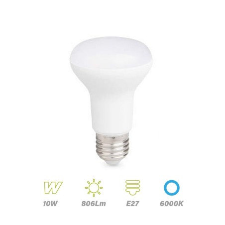 Bombilla LED R63 10w 6000K E27