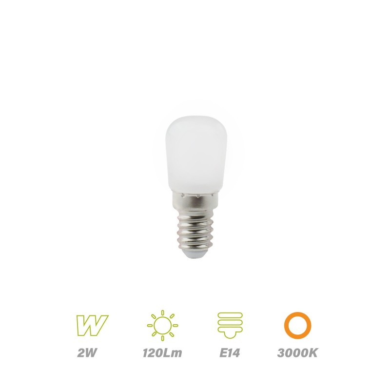 Bombilla LED T26 2w 3000K E14 Aigo