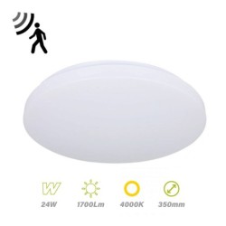 Plafon LED 24w 4000K Sensor de movimiento