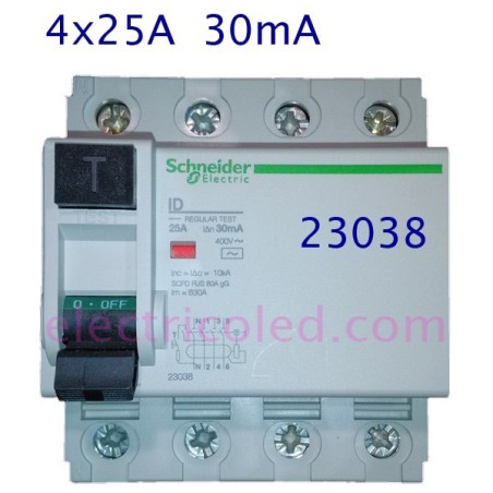 interruptor-diferencial-4p-25A-30mA-schneider-23038-electricoled (Schneider)