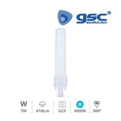 LAMPARA PL LED 2 PIN G23 7W 6000K